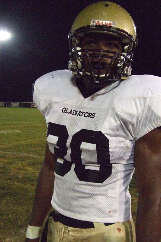 Image: Curt the Hurt - #30 Curtis Cole is Running Back/Defensive Lineman.