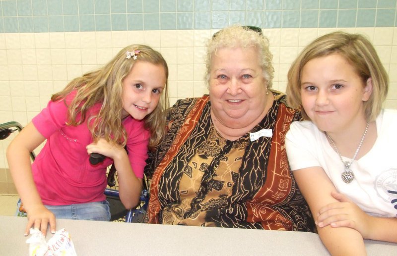 Image: Nelsons with their grandmother — Kirby and Kelsey Nelson with their grandmother.