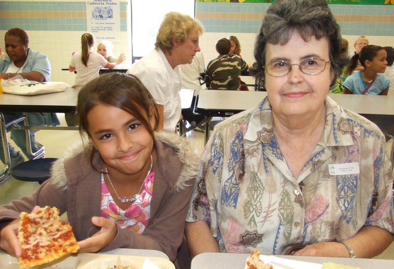 Image: Ashlyn Jacinto and grandmother — Ashlyn Jacinto and her grandmother Mrs. Commons.