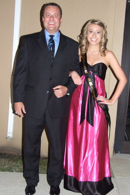 Image: Princess Lexie Miller — Lexie and her father, Jackie Miller.