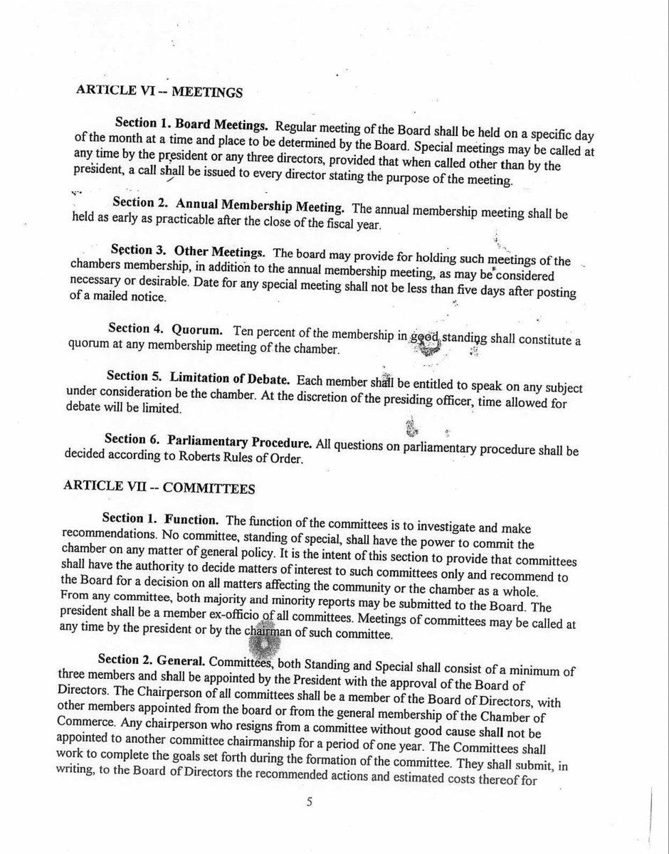 Image: Bylaws page 5