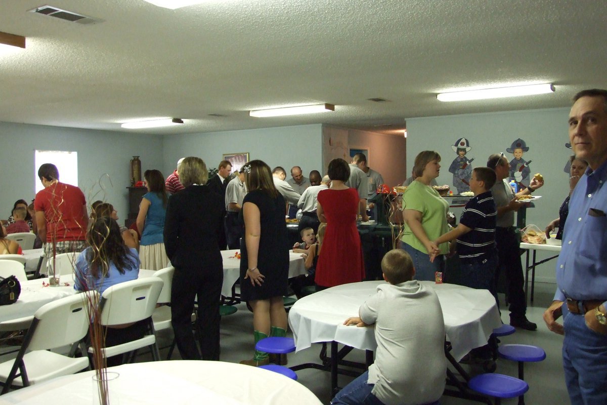 Image: First Baptist firefighter luncheon — The First Baptist Church honored the firefighters with a luncheon on Sunday.