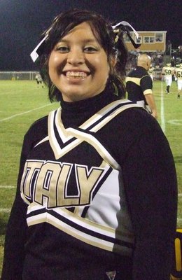 Image: Blanca Figueroa — IHS Cheerleader, Blanca Figueroa, stops for a smile.