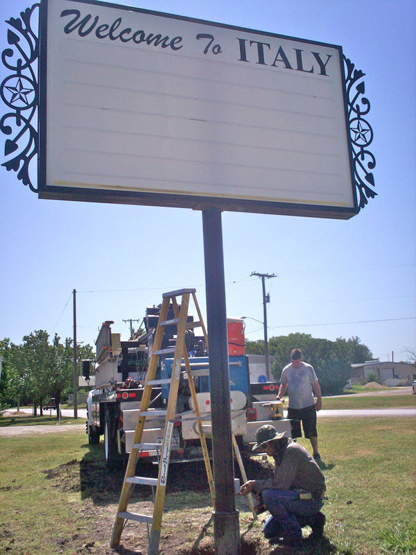 Image: Our Name In Lights — The new marquee will also be lighted for night time travelers.