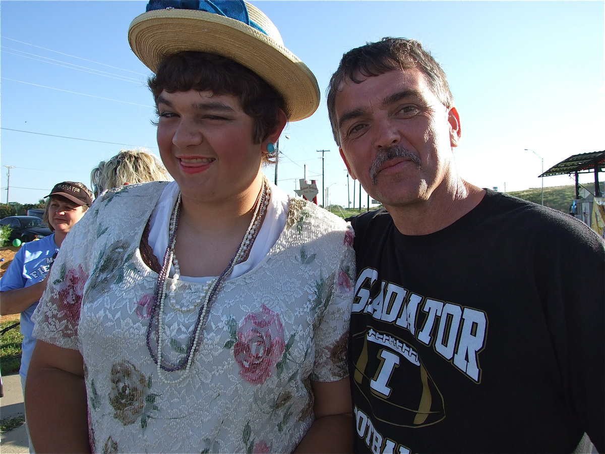 Image: IYAA President, Gary Wood, congratulates the IYAA Sports Carnival 2011 Princess, Kevin Roldan. Eat your heart out, Darla!