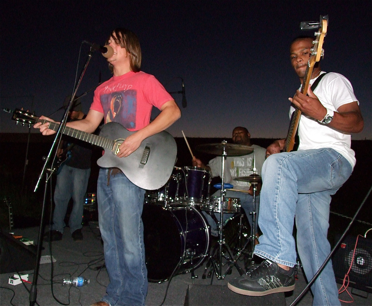 Image: An amazing performance was turned in by the “Justin Guthrie Band” while performing during the IYAA Sports Carnival on Friday night in Italy. Members of the band include: Justin Guthrie, James Wilson, Steven Galvan and Shedric Walker on the drums.