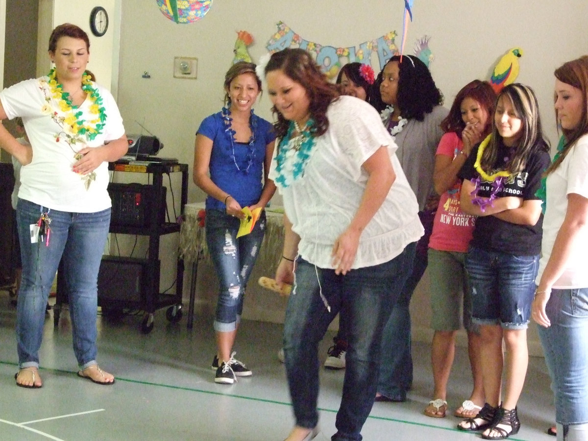 Image: Chelsea Beets gets ready to “bowl”.