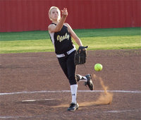 Image: Lady Gladiator, Megan Richards, was named  the 2011 District 15-2A Pitcher Of The Year along with All-Academic honors.