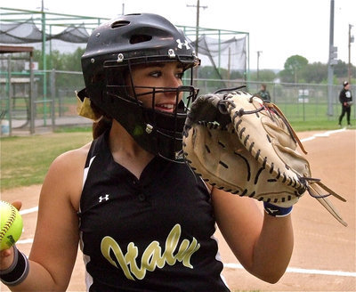 Image: Lady Gladiator, Alyssa Richards, was named  the 2011 District 15-2A Catcher Of The Year along with All-Academic honors.