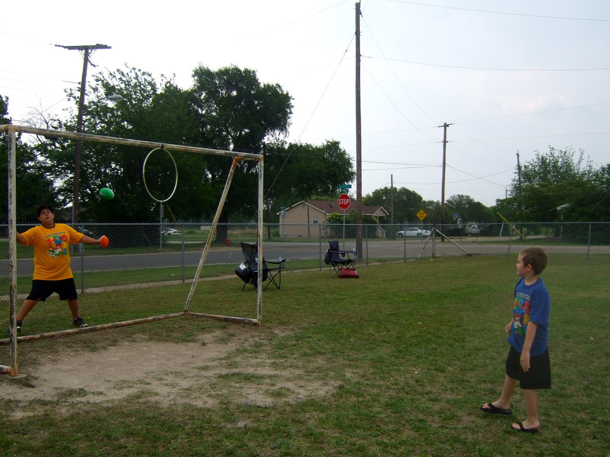 Image: Almost made the ball through the hoop.