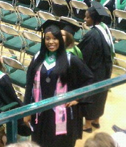 Image: Courtnei Robinson is a graduate of the Mean Green, University of North Texas.