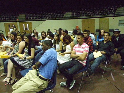 Image: The 2011 seniors are anxiously awaiting the list of scholarship recipients.
