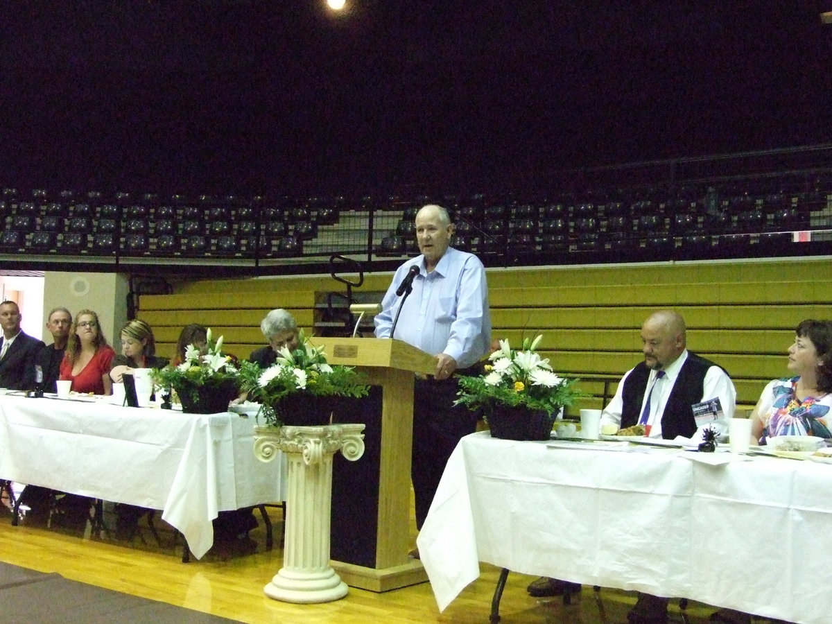 Image: Richard Cook has been coming to sporting events at IHS for 43 years and he loves these teams.