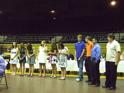 Image: Pictured are the 2011 Tennis Team-singles and doubles.  MVP’s are Lisa Olchewsky and Cruz Enriquez.