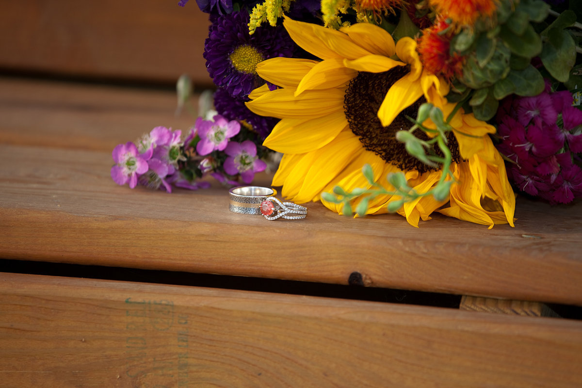 Image: Megann Lewis of Italy and Andrew Harlow of Prosper wed May 21, 2001.