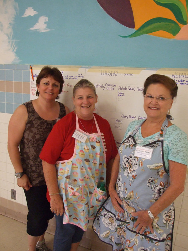 Image: Karen Riley, Cindy Ward and Frances Jones feel like its a family reunion when they all get together.