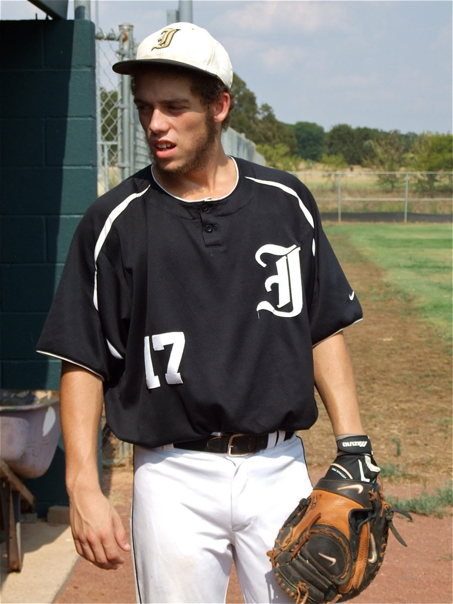 Image: Brandon Souder gets his game face, and beard, on.