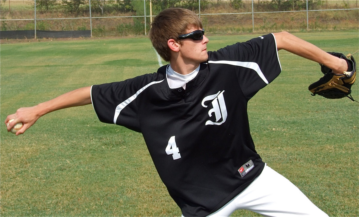 Image: Justin Wood warms up in the summertime.