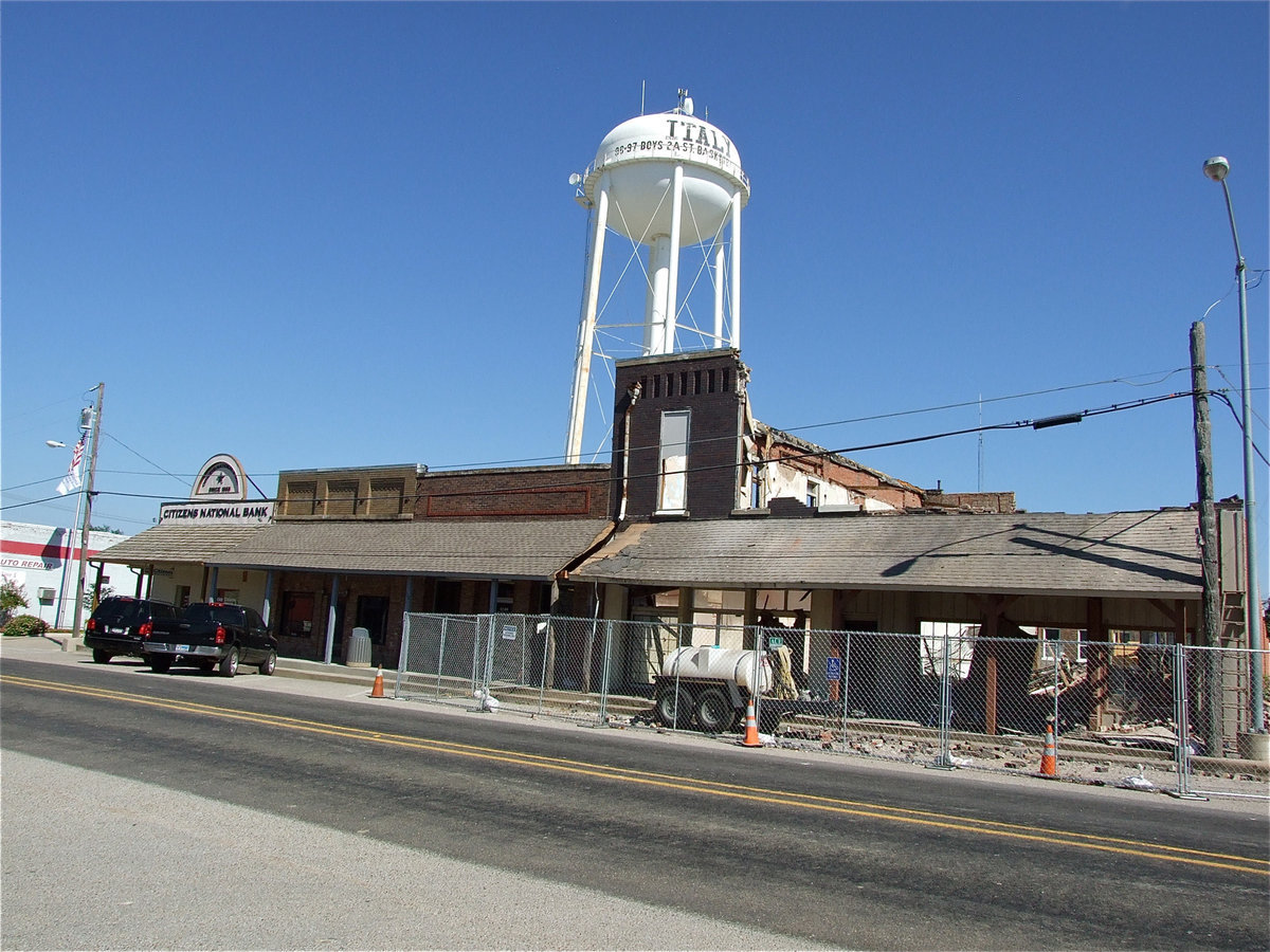 Image: Main Street under construction.