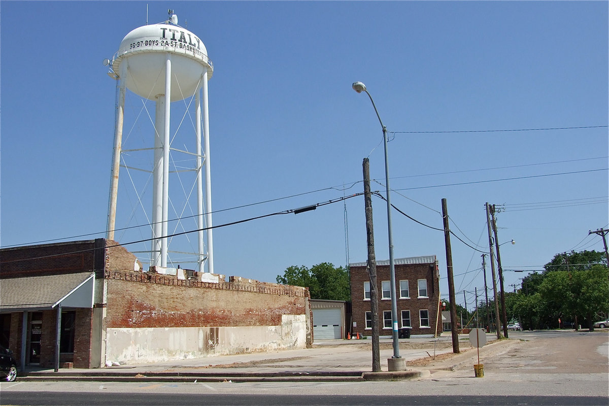 Image: Demolition nearly complete and the site left vacant until now.