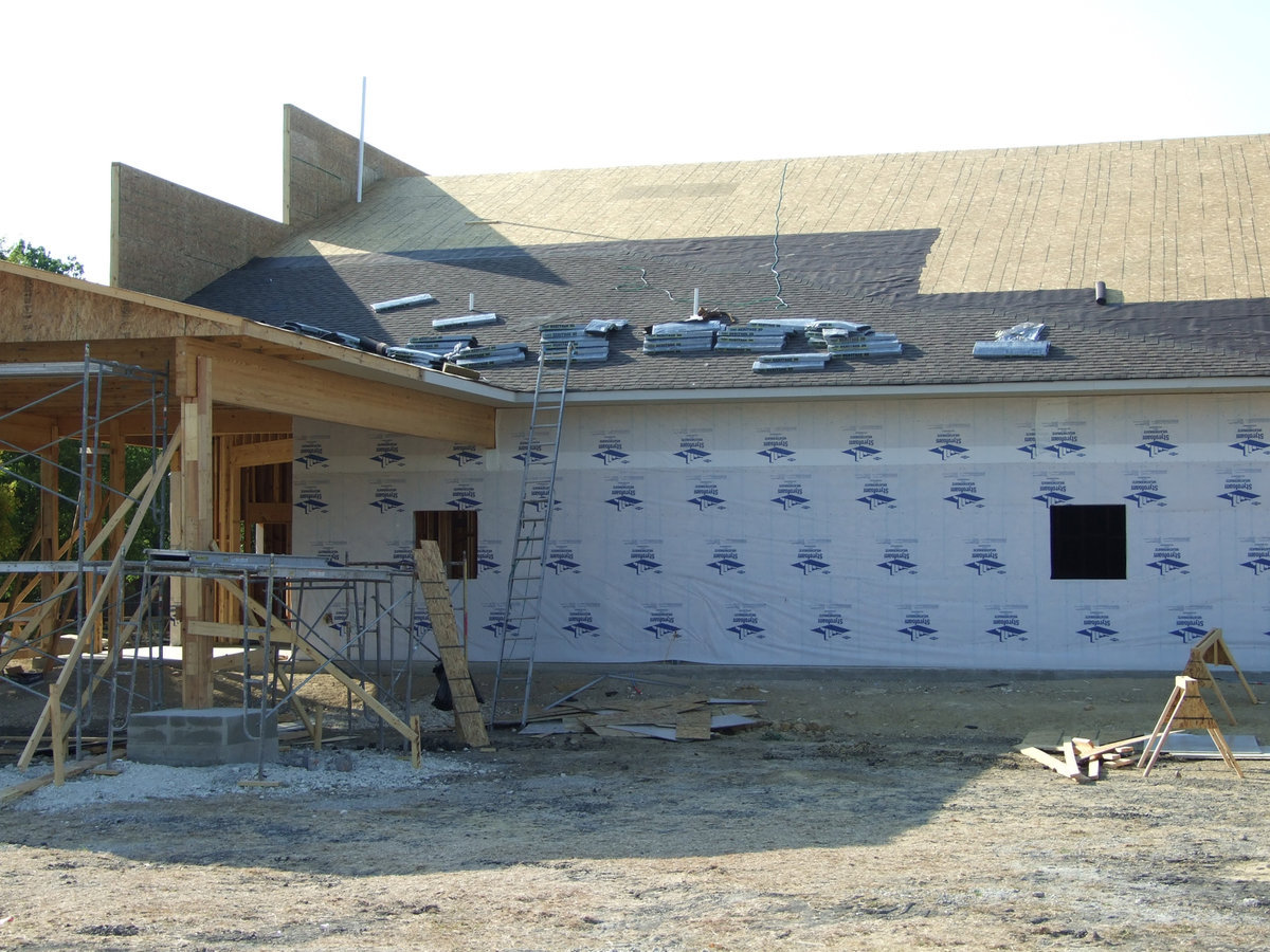 Image: The new roof was donated by 3C Network, a partnership of contractors.