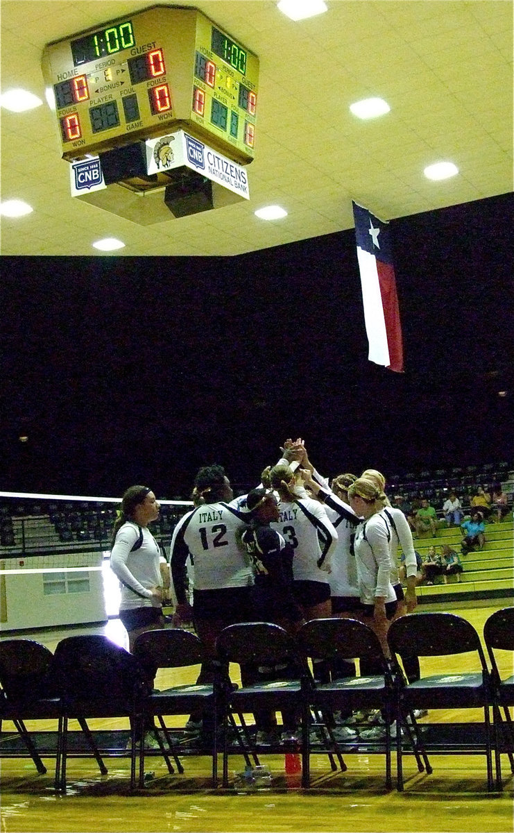 Image: Team Italy at home in their dome.