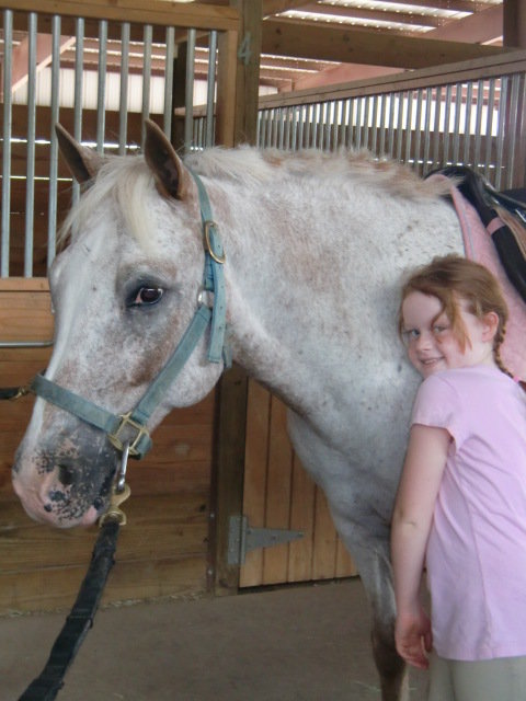 Image: Stafford Elementary 2nd grader Sadie Hinz and her Pony of the Americas gelding Cinnamon would like to invite all area horse kids to a fun day of competition at the Ellis County Equine Youth Association Fundraiser Show and Playday.