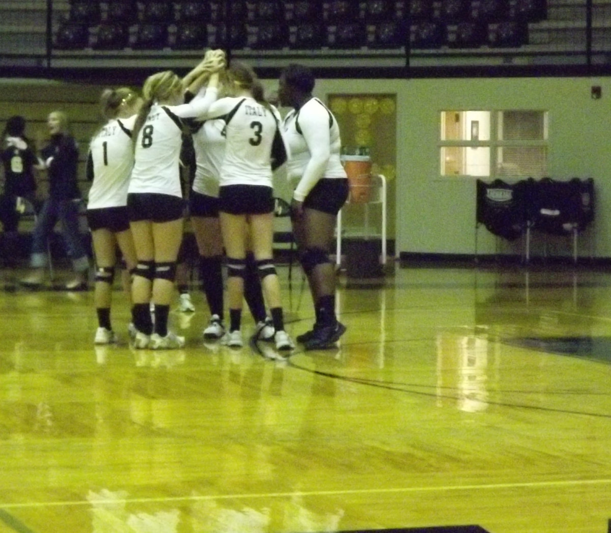 Image: The Lady Gladiators get ready to rumble.