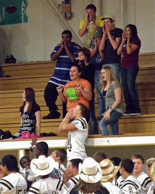 Image: IHS Seniors show their spirit during the afternoon pep-rally in support of the Gladiators.