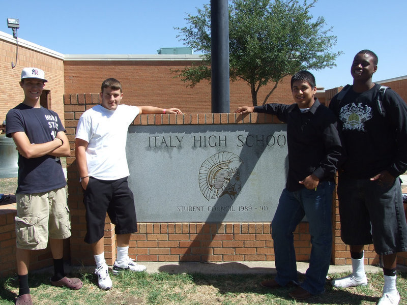 Image: The IHS Homecoming King will be crowned during the pep rally on Friday. (L-R) Alex DeMoss, Ethan Saxon, Omar Estrada and Larry Mayberry, Jr. (not pictured is Brandon Souder).