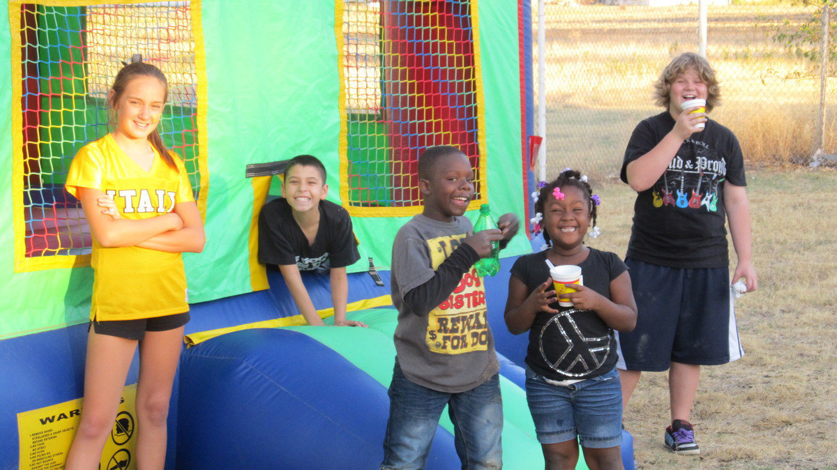 Image: Bounce houses are always a favorite.