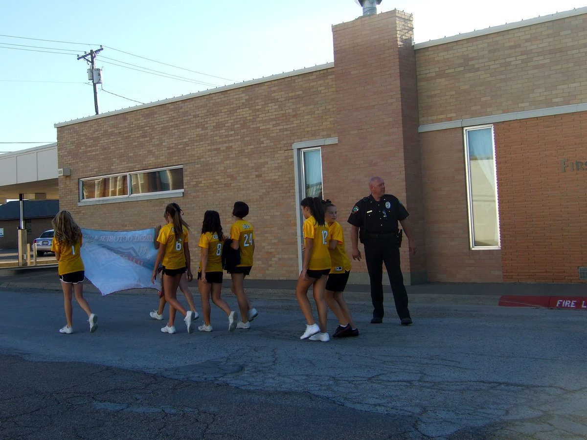 Image: The start of the parade.