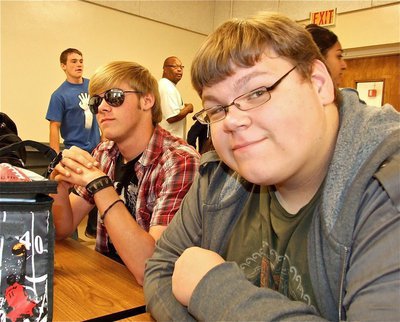 Image: Bringing cool back are Gus Allen and Logan Owens during 80’s Day.