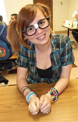 Image: Breanna Smith is a natural when it comes to participating on Nerd Day!