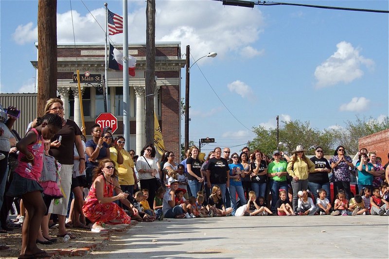 Image: Gladiator faithful encompass the pep rally in a strong showing of support for IHS students.