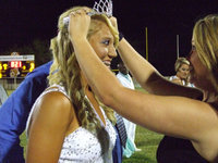 Image: Senior Megan Richards was crowned IHS Homecoming Queen for 2011.