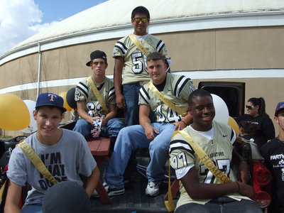 Image: Homecoming King nominees are excited about the pep rally.
