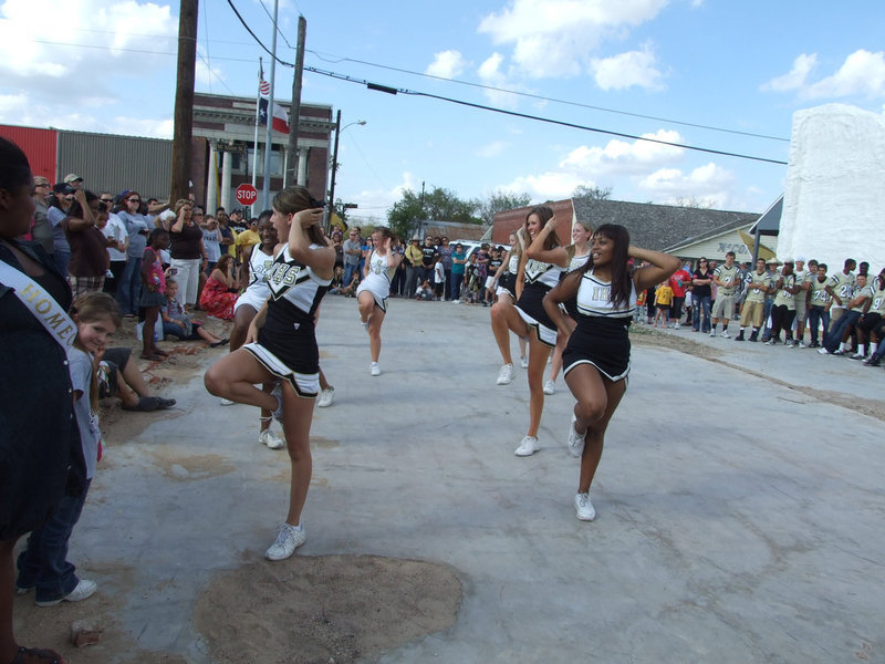 Image: Dancing a jig in the streets.