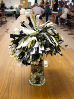Image: The junior high cheerleaders were responsible for the beautiful decorations.
