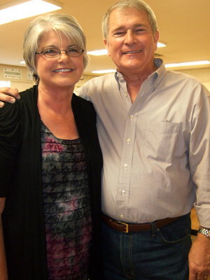 Image: Cheryl and Robert Owen were there eating good BBQ and supporting the fundraiser.