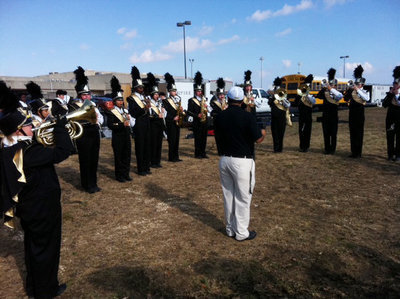 Image: Mr. Perez leads his band to yet another superior rating