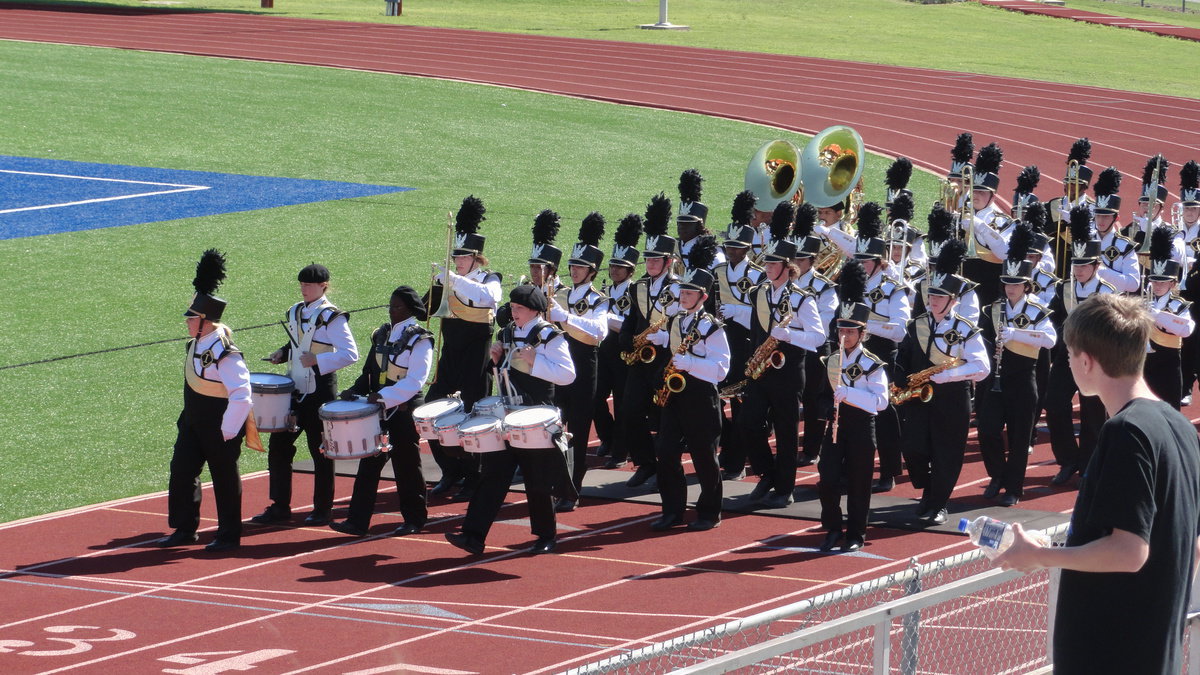 Image: Marching into battle.