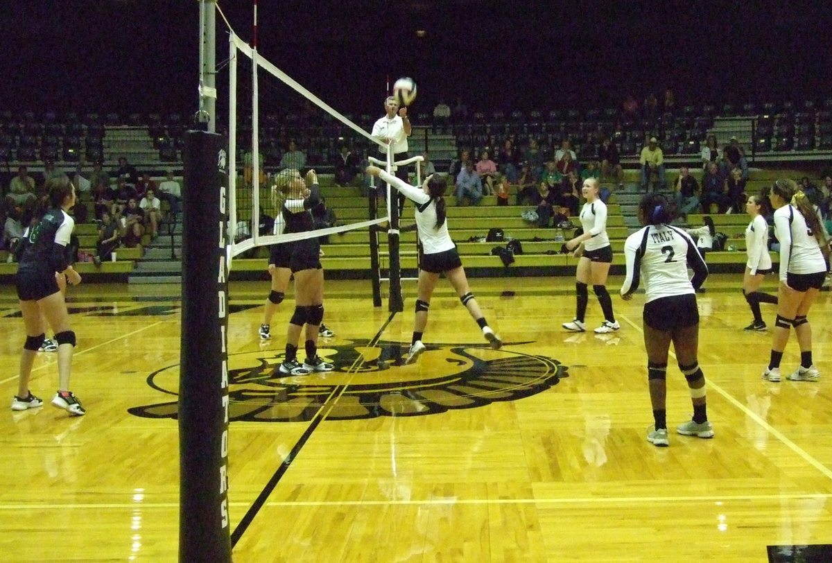 Image: Bailey Eubank gets the ball out of the net.