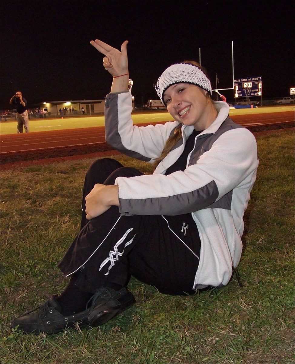 Image: Lady Gladiator Jaclynn Lewis is ready for the kickoff.