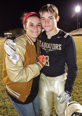 Image: Kaytlyn Bales and Hayden Woods are proud to be Gladiators!
