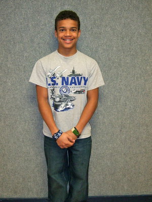 Image: Jaquay Brown hopes to have a career in the United States Navy.