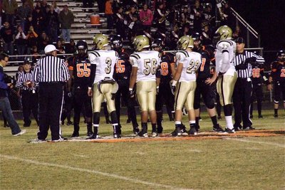 Image: Gladiator captains are Jase Holden(3), Omar Estrada(56), Kyle Jackson(28) and Larry Mayberry, Jr.(77).