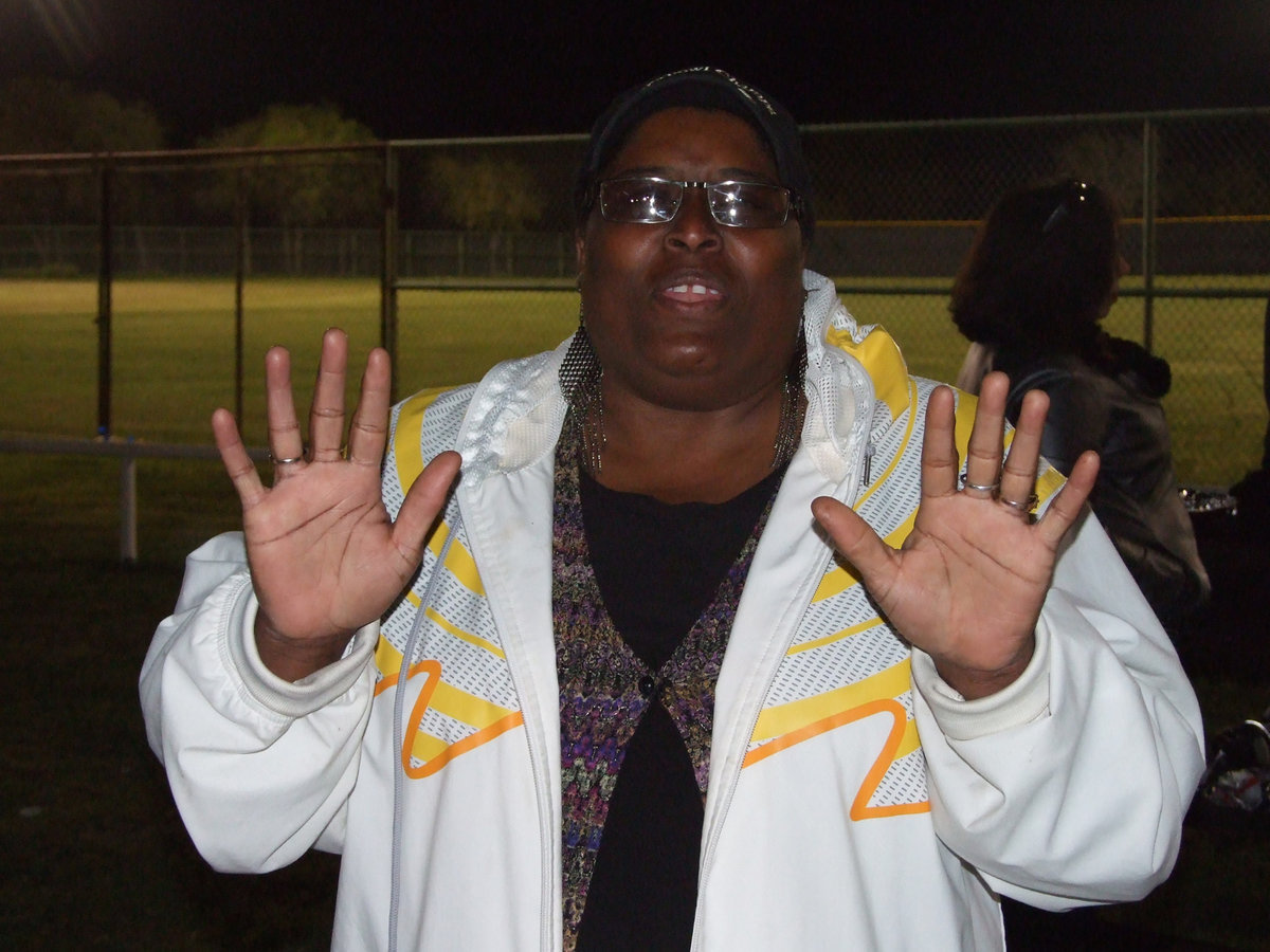 Image: Mrs. Davis says, “No more photos please.”