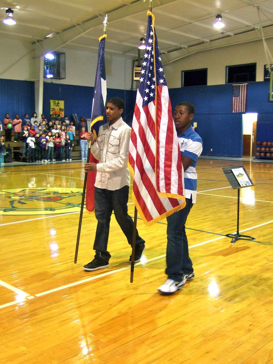 Image: Posting of the Colors by Jairus Russell and Jacobe Essary.