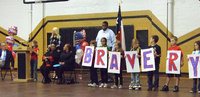 Image: On Veterans Day, Stafford Elementary and Italy High School came together to celebrate the day.